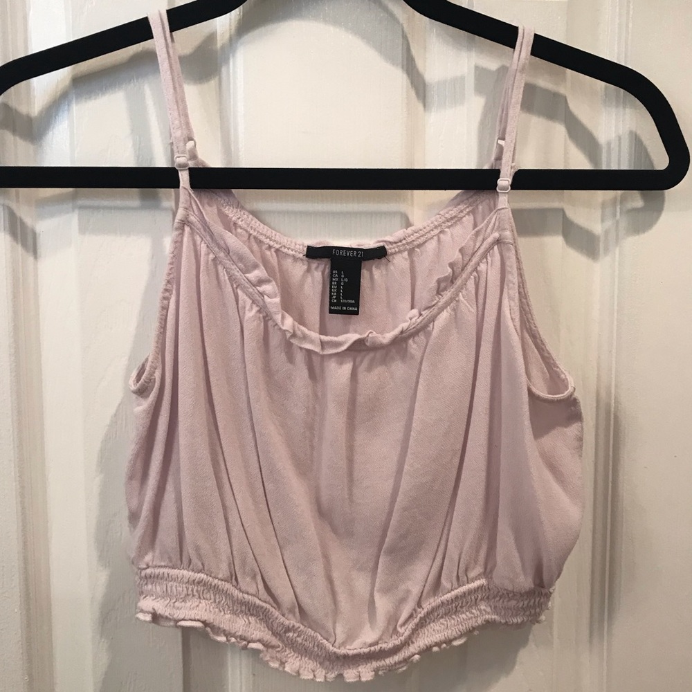 Pink Forever 21 Crop Top